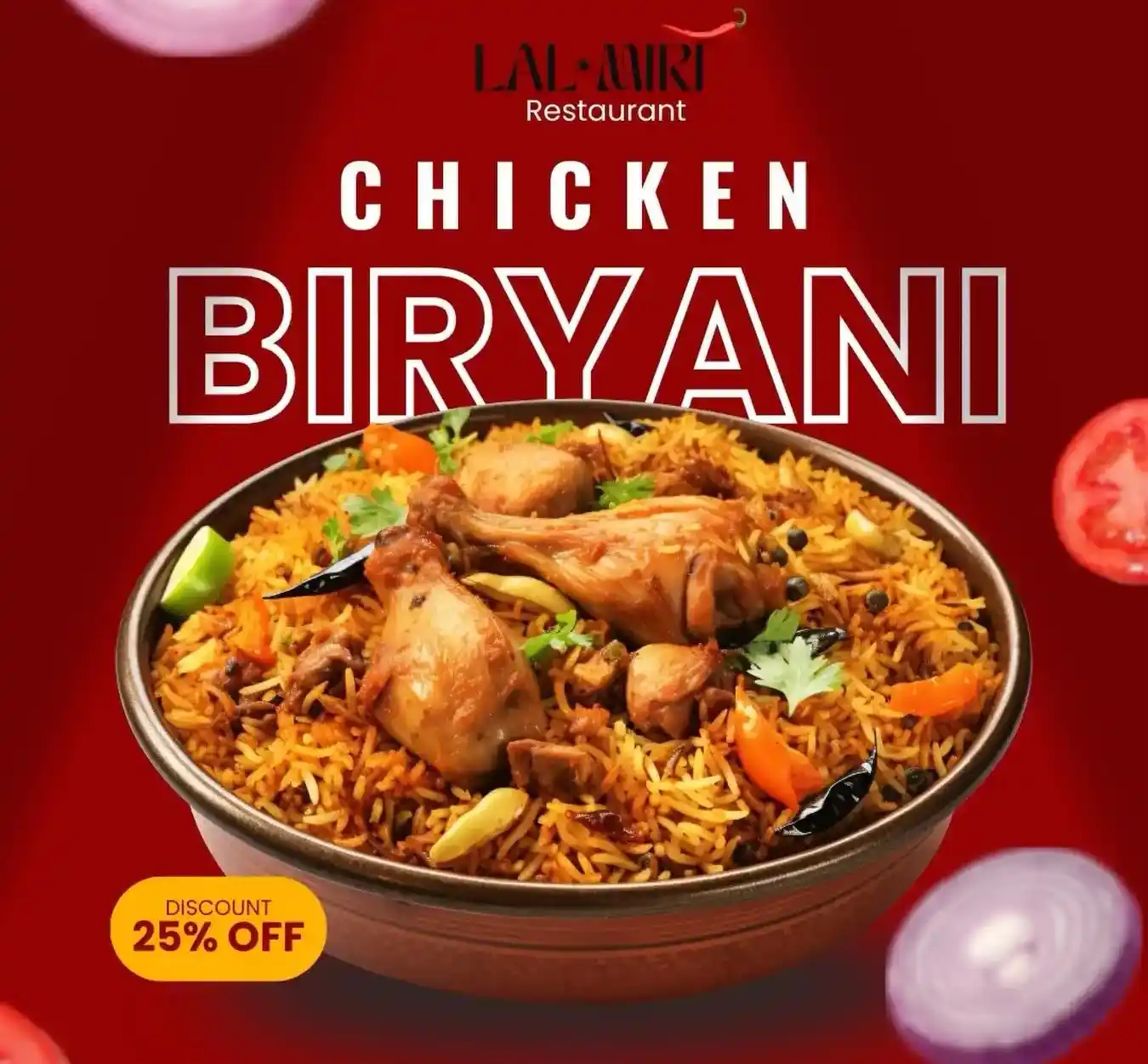 Chicken Biryani at Lal Miri Restaurant